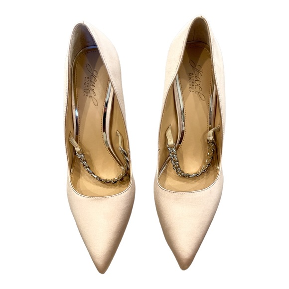 JEWEL BADGLEY MISCHKA Women's Jaden Mary-Jane Pump in Champagne - 9 M - Picture 7 of 10